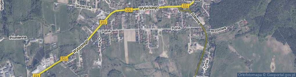 Zdjęcie satelitarne Przyjazna ul.